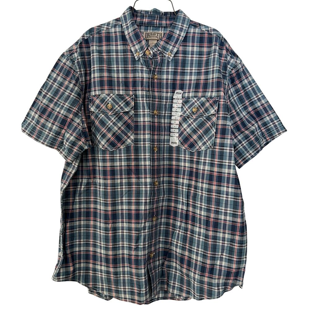 Duluth Trading Company Short Sleeves Button Up New With Tags Mens XL